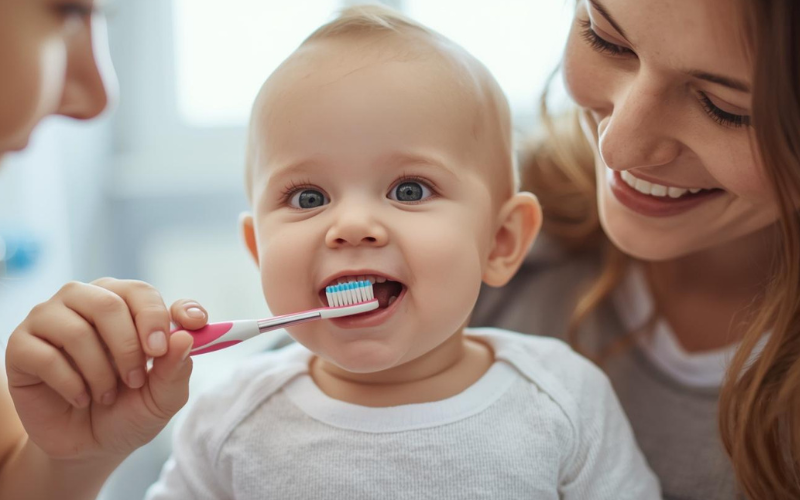Higiene dental bebes colombia