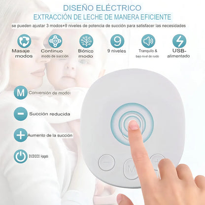 Extractor de Leche Eléctrico Doble Silencioso Antirreflujo BPA Free | BebeConTodo