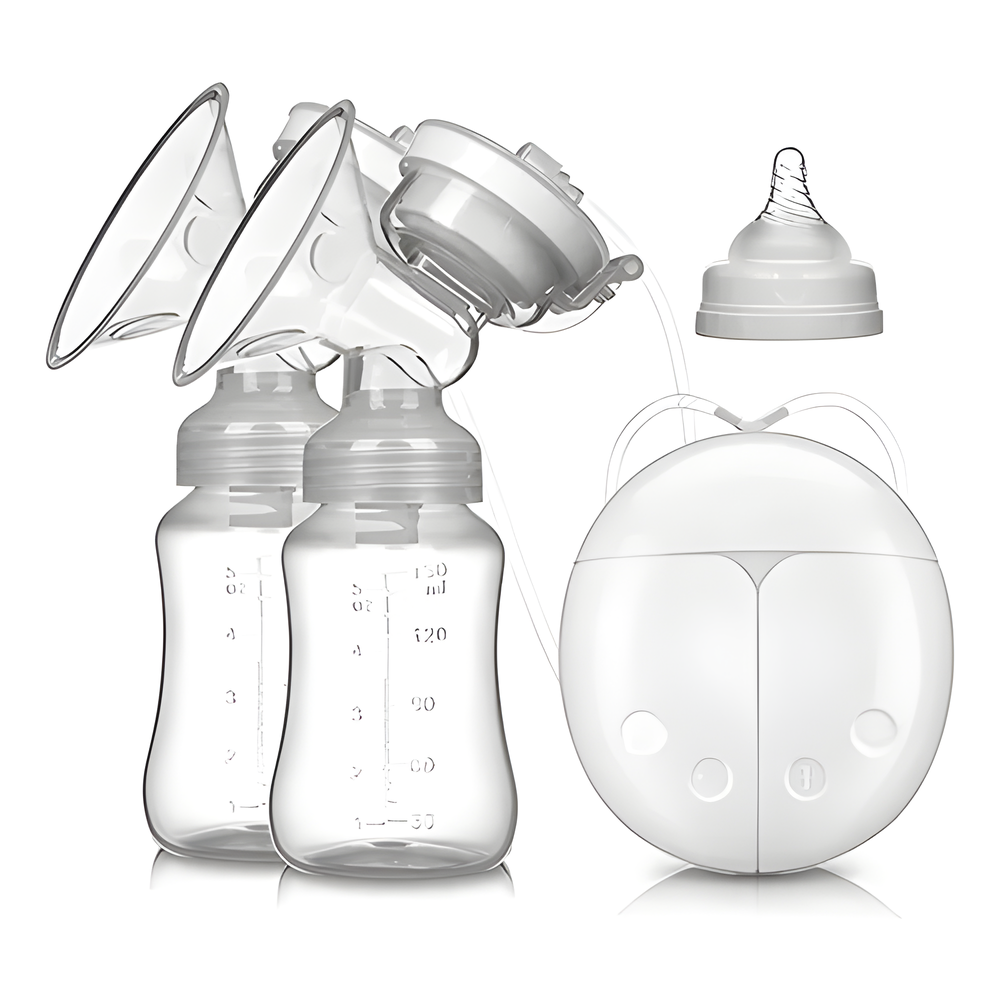 Extractor de Leche y Masajeador de Senos Portátil 2 en 1 | BebeConTodo
